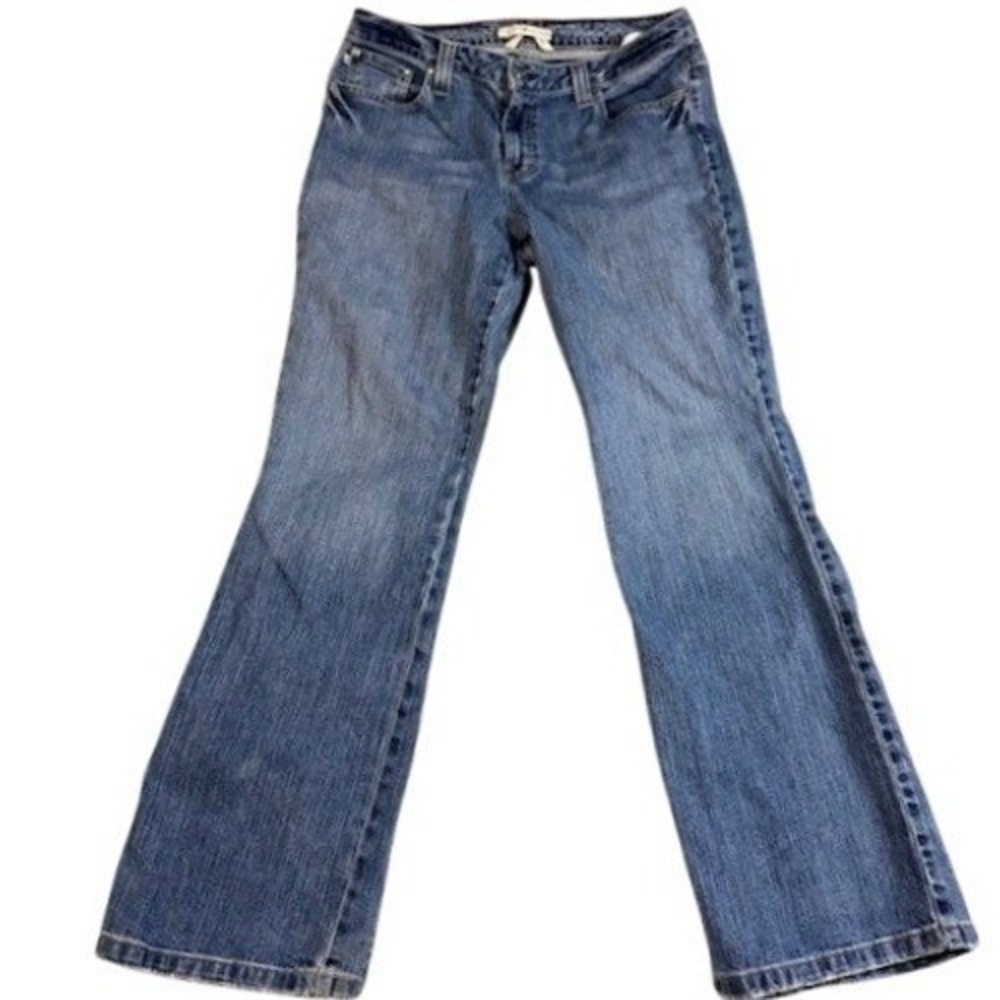 Eddie Bauer Jeans Womens 10 Bootcut Blue Denim Mid Rise‎ Medium Wash Classic